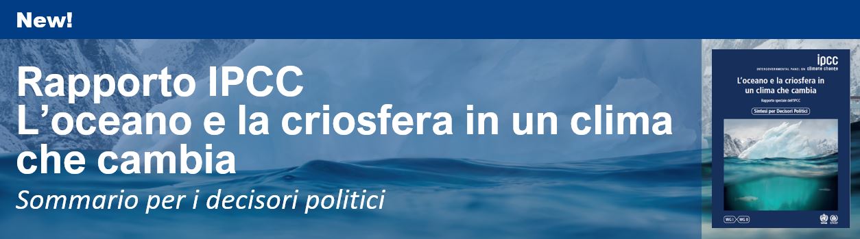 Rapporto IPCC “L’oceano e la criosfera in un clima che cambia” Edizione italiana